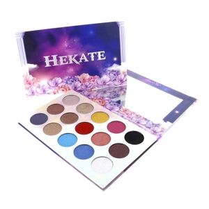 Hecate 15-Color Matte & Shimmer Eyeshadow Palette – Bold & Neutral Shades